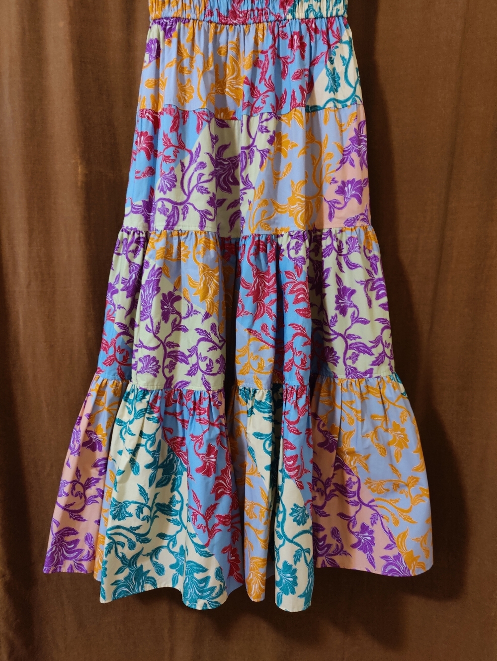 Derek Lam 10 Crosby Fatima tiered floral a line dress, Size 2 - Picture 10 of 13